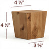Wide Taper Cabinet Foot
