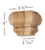Wide Transitional Square Bun Foot