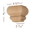 Wide Transitional Square Bun Foot
