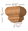 Wide Transitional Square Bun Foot