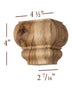 Wide Transitional Square Bun Foot