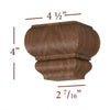 Wide Transitional Square Bun Foot