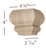 Wide Transitional Square Bun Foot