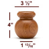 Traditional Round Cabinet Foot
