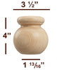 Traditional Round Cabinet Foot