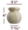 Traditional Round Cabinet Foot