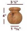 Traditional Round Cabinet Foot