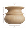BFS41L - Tulip Traditional Large Cabinet Bun Foot