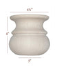 BFS41L - Tulip Traditional Large Cabinet Bun Foot