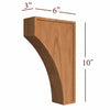 CBL-004-M Medium Transitional Full Window Kitchen Mission Corbel