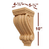 CBL-PT1 Small Traditional Carved Scroll Corbel