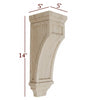 CBL-VM437 Small Full Window Contemporary Mission Corbel