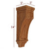 CBL-VM437 Small Full Window Contemporary Mission Corbel