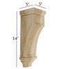 CBL-VM437 Small Full Window Contemporary Mission Corbel