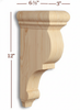 CBL-WC12 Medium Traditional Bar Bracket Corbel