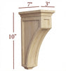 CBL-WC22-M  Medium Full Window Mission Corbel