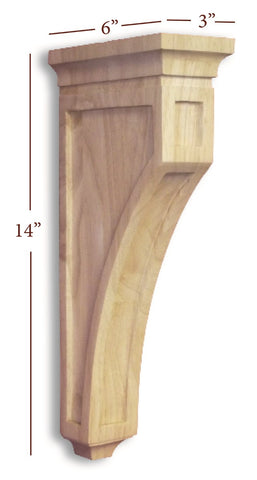 CBL-WC22 Traditional Large Mission Bracket Corbel