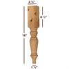 Traditional Harvest Coffee Table Leg