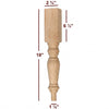 Traditional Harvest Coffee Table Leg
