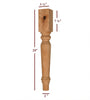 FL2350-29P - Harvest Dining Table Leg