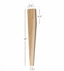 Two Sided Taper Coffee Table Leg