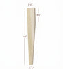 Two Sided Taper Coffee Table Leg