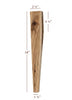 Two Sided Taper Coffee Table Leg