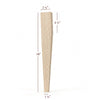 Two Sided Taper Coffee Table Leg