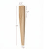 Four Sided Taper Coffee Table Leg