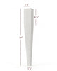 Four Sided Taper Coffee Table Leg