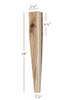 Four Sided Taper Coffee Table Leg