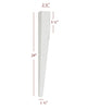 Large Two Sided Taper Dining Leg