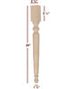 Hamilton Dining Table Leg
