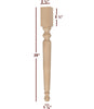 Hamilton Dining Table Leg