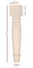Massive Plain Round Savannah Dining Table Leg