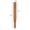 HB6225-34.5  Lincoln Traditional Slender Plain Round Vanity Leg