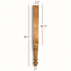 HB6225-34.5  Lincoln Traditional Slender Plain Round Vanity Leg