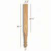 HB6225-34.5  Lincoln Traditional Slender Plain Round Vanity Leg