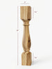 ISL-TW1-5  Massive Essential Kitchen Island Leg