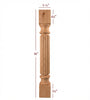 ISL-TW2 Essential Reeded Kitchen Island Leg