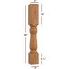ISL10500P  Massive Dellinger Kitchen Island Leg