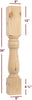 ISL10500P  Massive Dellinger Kitchen Island Leg