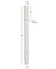 ISL14275CP - Small Contemporary Charleston Square Kitchen Island Leg
