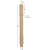 ISL14275CP - Small Contemporary Charleston Square Kitchen Island Leg