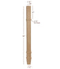 ISL14275CP - Small Contemporary Charleston Square Kitchen Island Leg