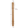 ISL14275CP - Small Contemporary Charleston Square Kitchen Island Leg