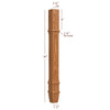 ISL14275CP - Small Contemporary Charleston Square Kitchen Island Leg