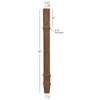 ISL14275CP - Small Contemporary Charleston Square Kitchen Island Leg