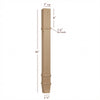 ISL14350CP - Square Contemporary Charleston Kitchen Island Leg
