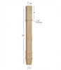 ISL14350CP - Square Contemporary Charleston Kitchen Island Leg